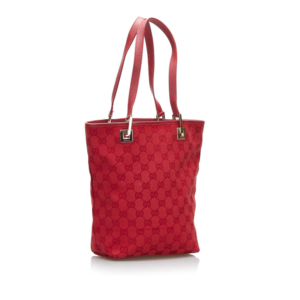 Gucci GG Canvas Tote (SHG-rCUGIB)