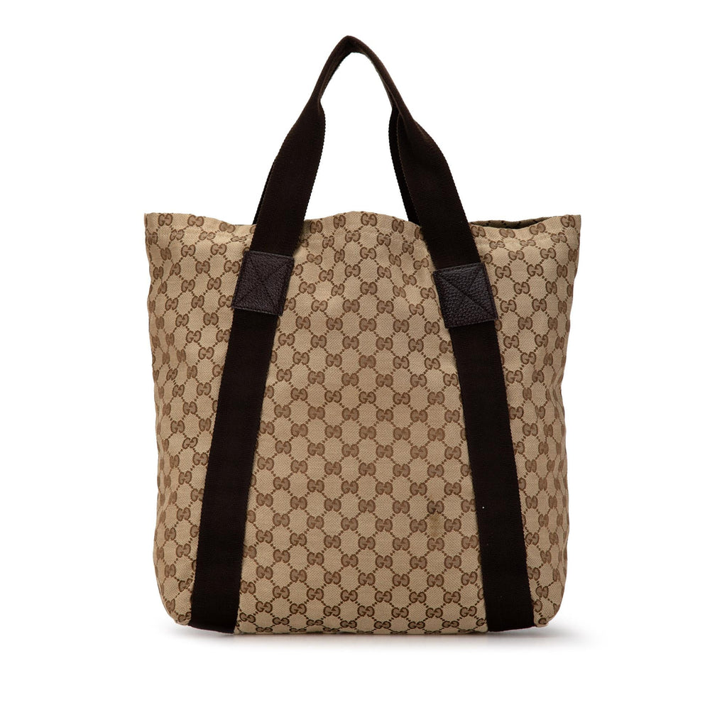 Gucci GG Canvas Tote (SHG-Qc1cos)