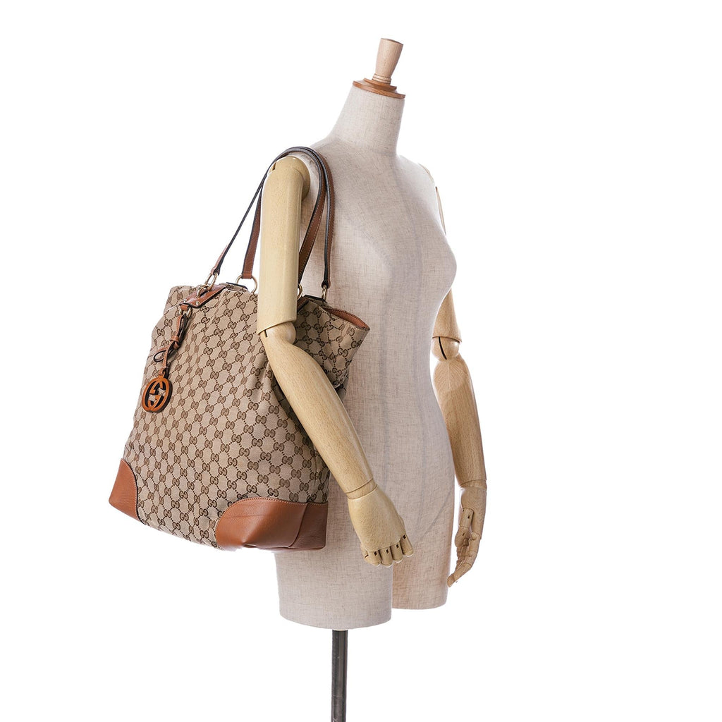 Gucci GG Canvas Tote (SHG-4i1YWN)