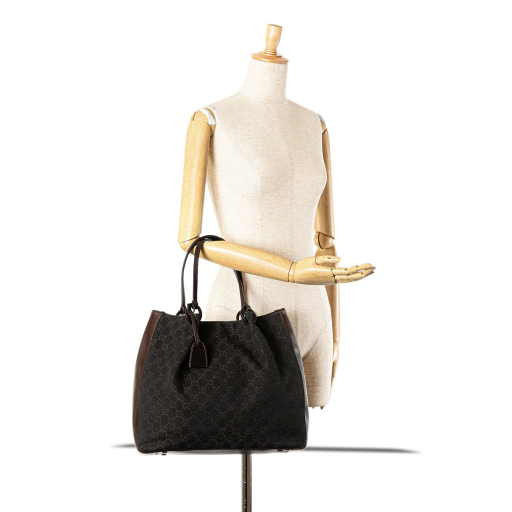 Gucci GG Canvas Tote (SHG-NAvK56)