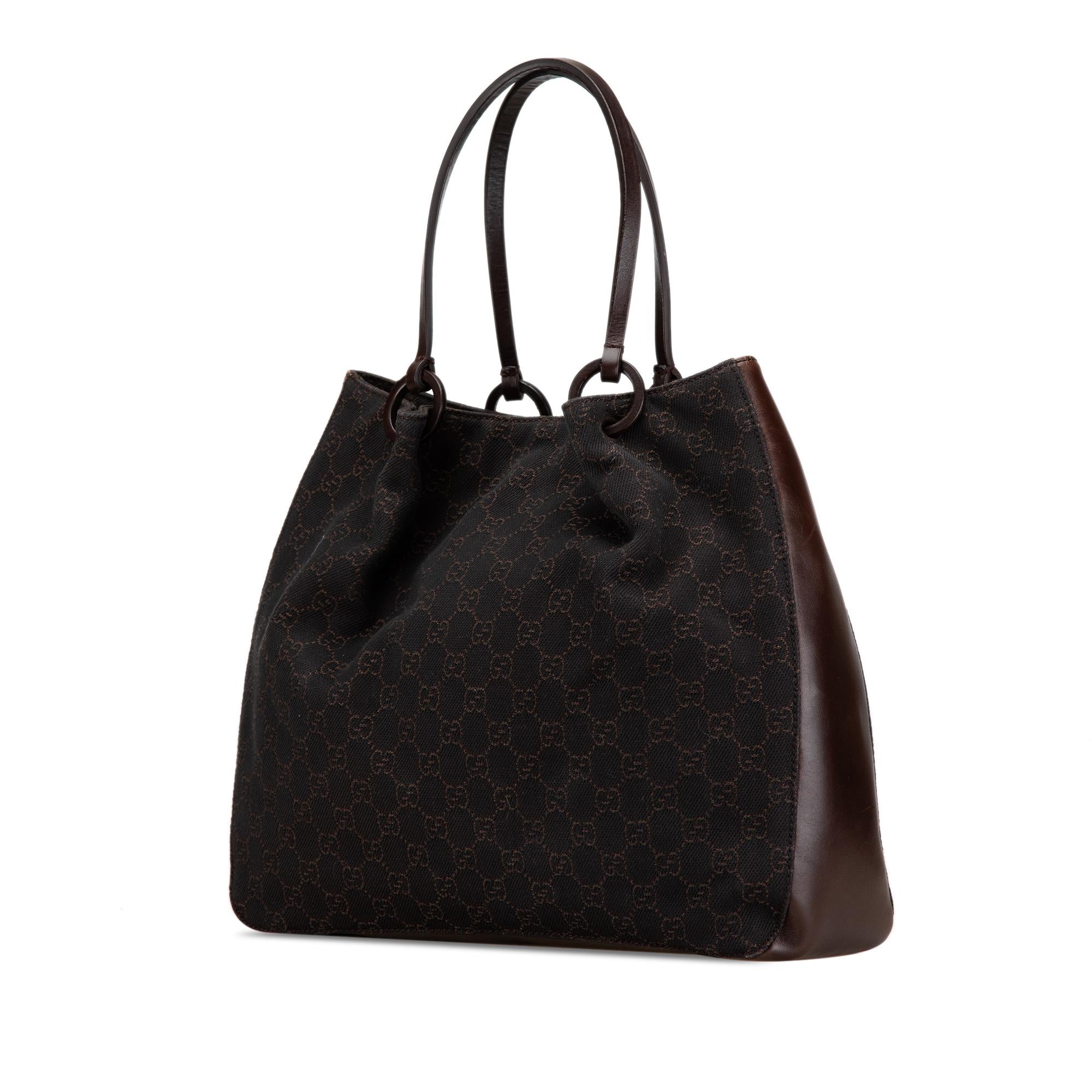 Gucci GG Canvas Tote (SHG-NAvK56)