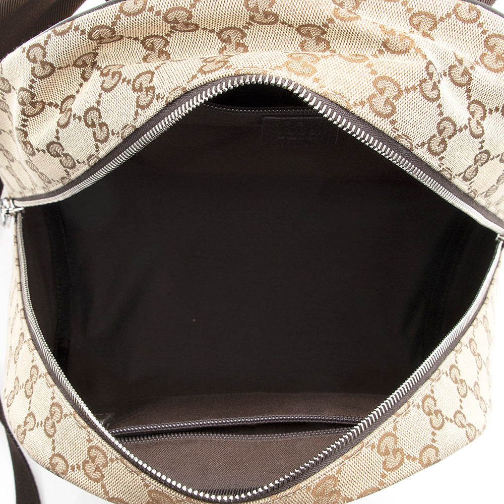 Gucci Gucci Canvas Travel Backpack (SHF-18297)