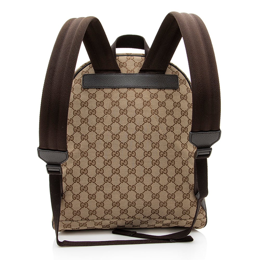 Gucci Gucci Canvas Travel Backpack (SHF-19306)