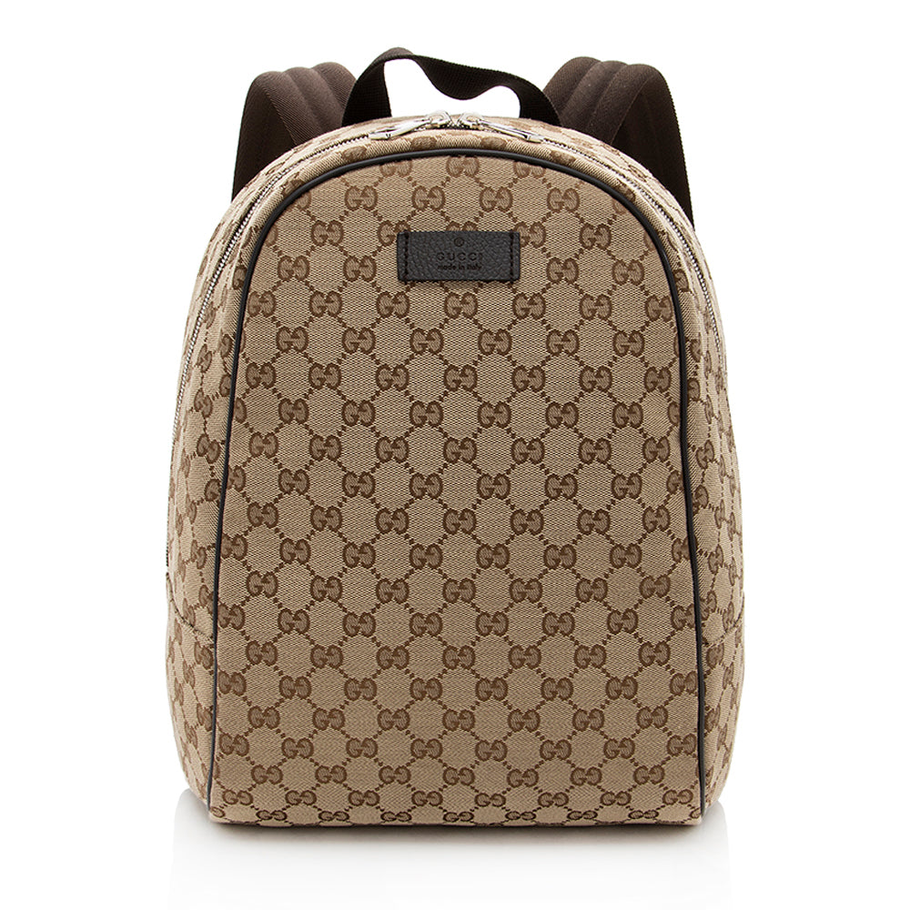 Gucci Gucci Canvas Travel Backpack (SHF-19306)