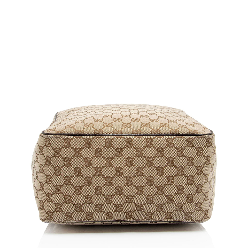Gucci GG Canvas Travel Large Backpack (SHF-mbgwWQ)