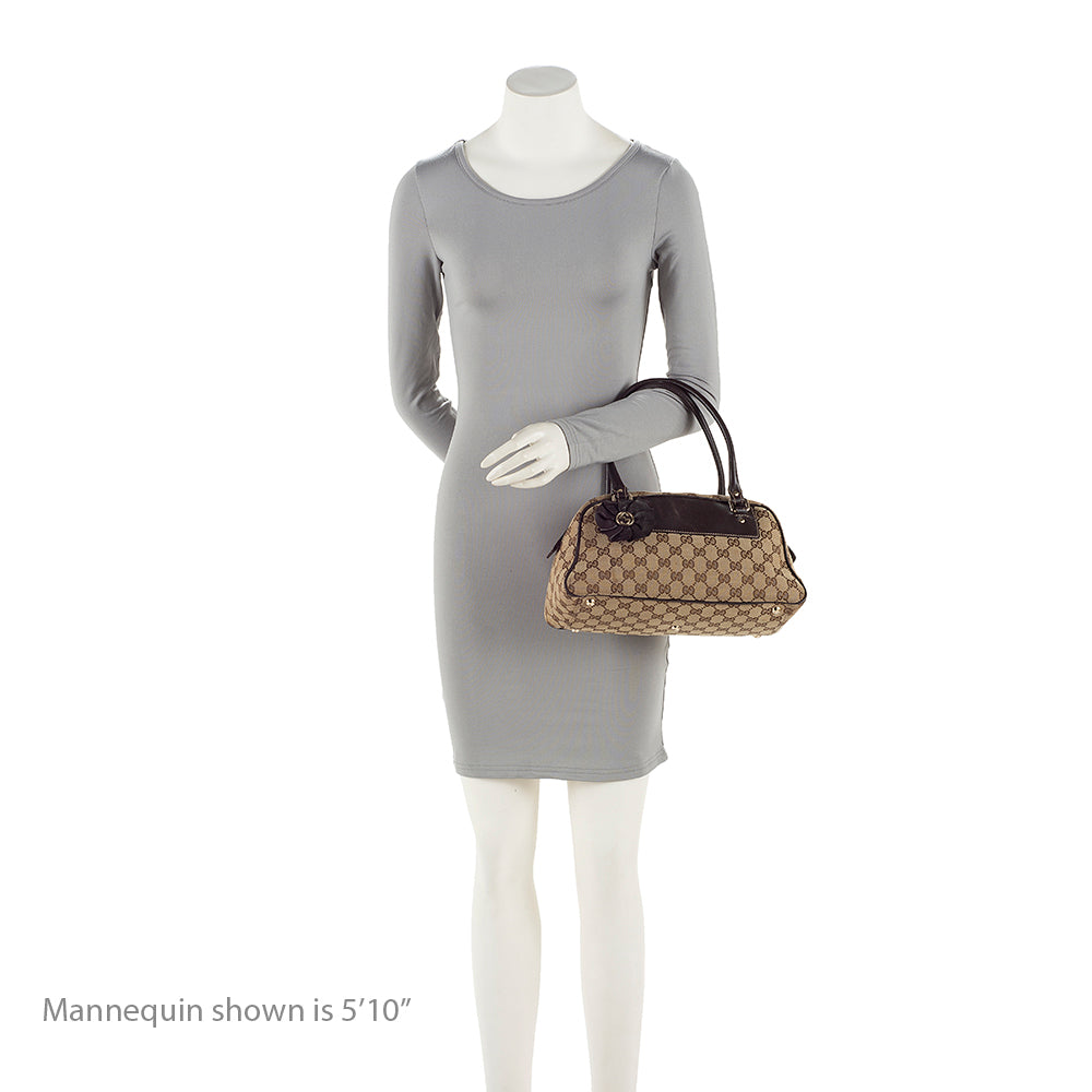 Gucci Gucci Canvas Trophy Boston Bag (SHF-20556)