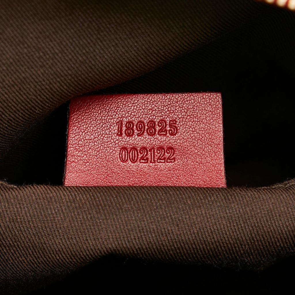 Gucci Gucci Canvas Trophy Handbag (SHG-30899)
