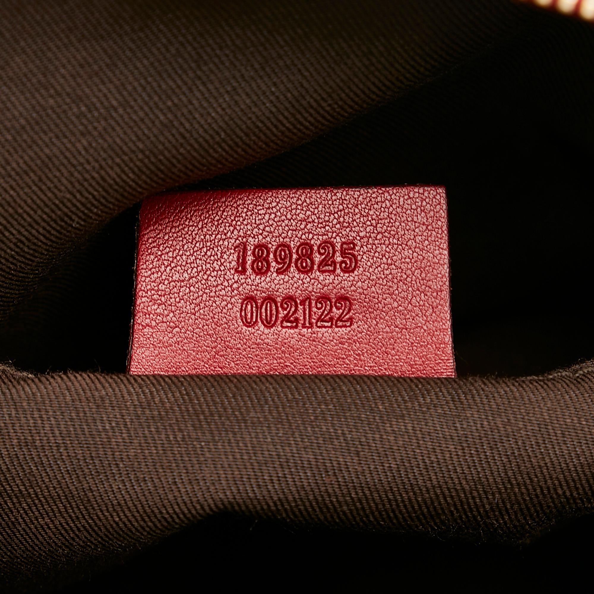 Gucci Gucci Canvas Trophy Handbag (SHG-30899)