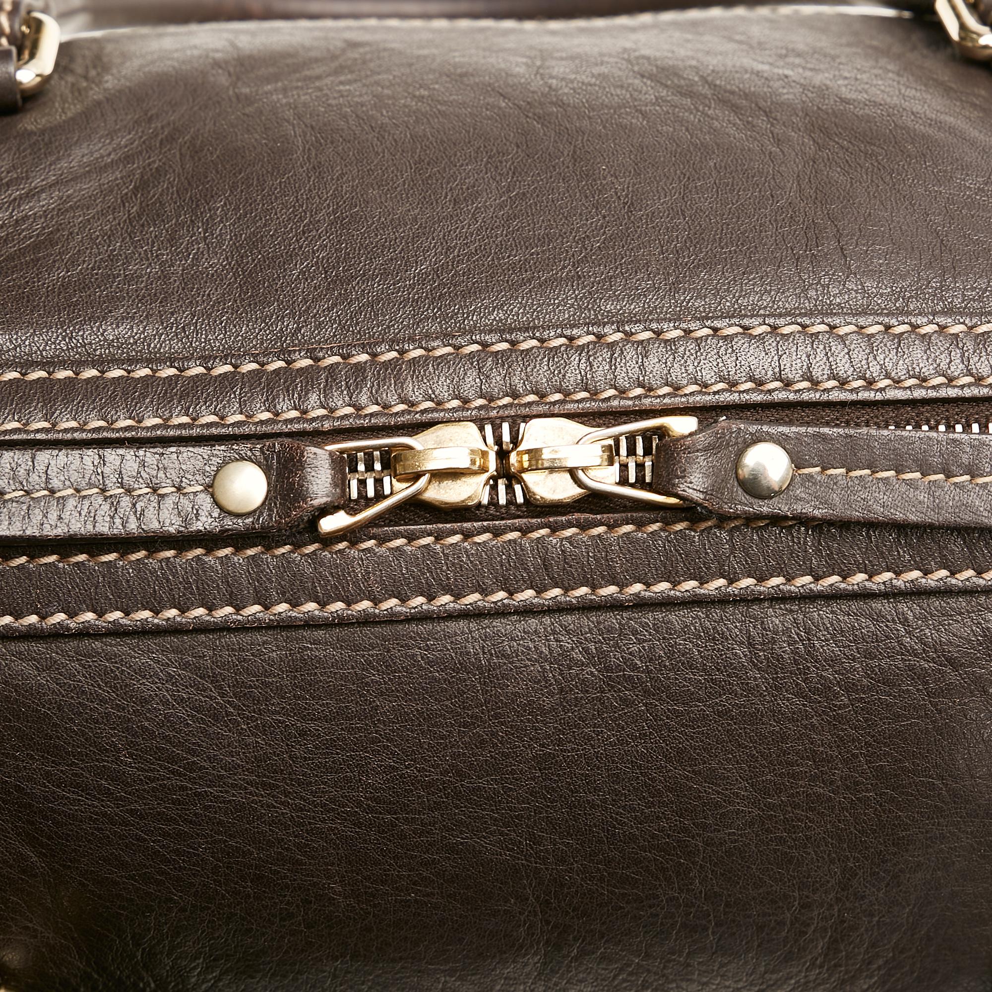 Gucci GG Canvas Trophy Handbag (SHG-4YAF0E)