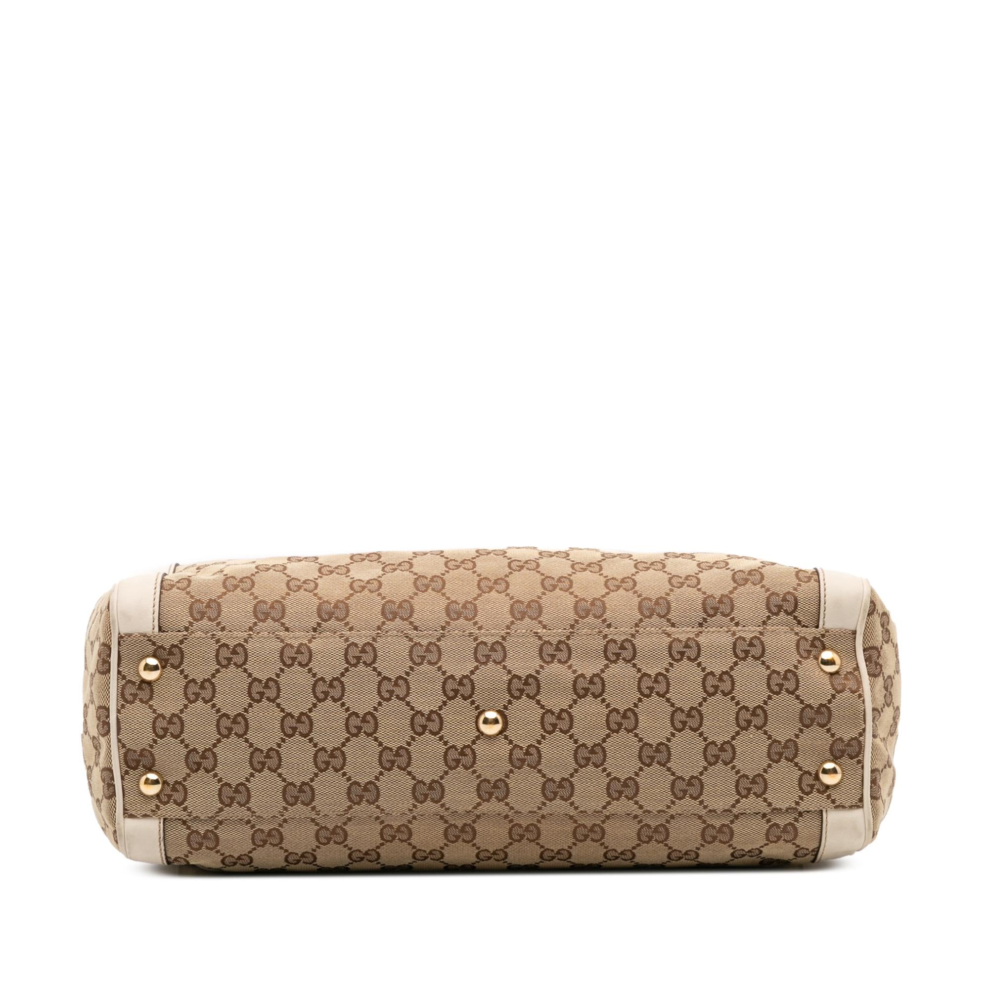 Gucci GG Canvas Trophy Tote