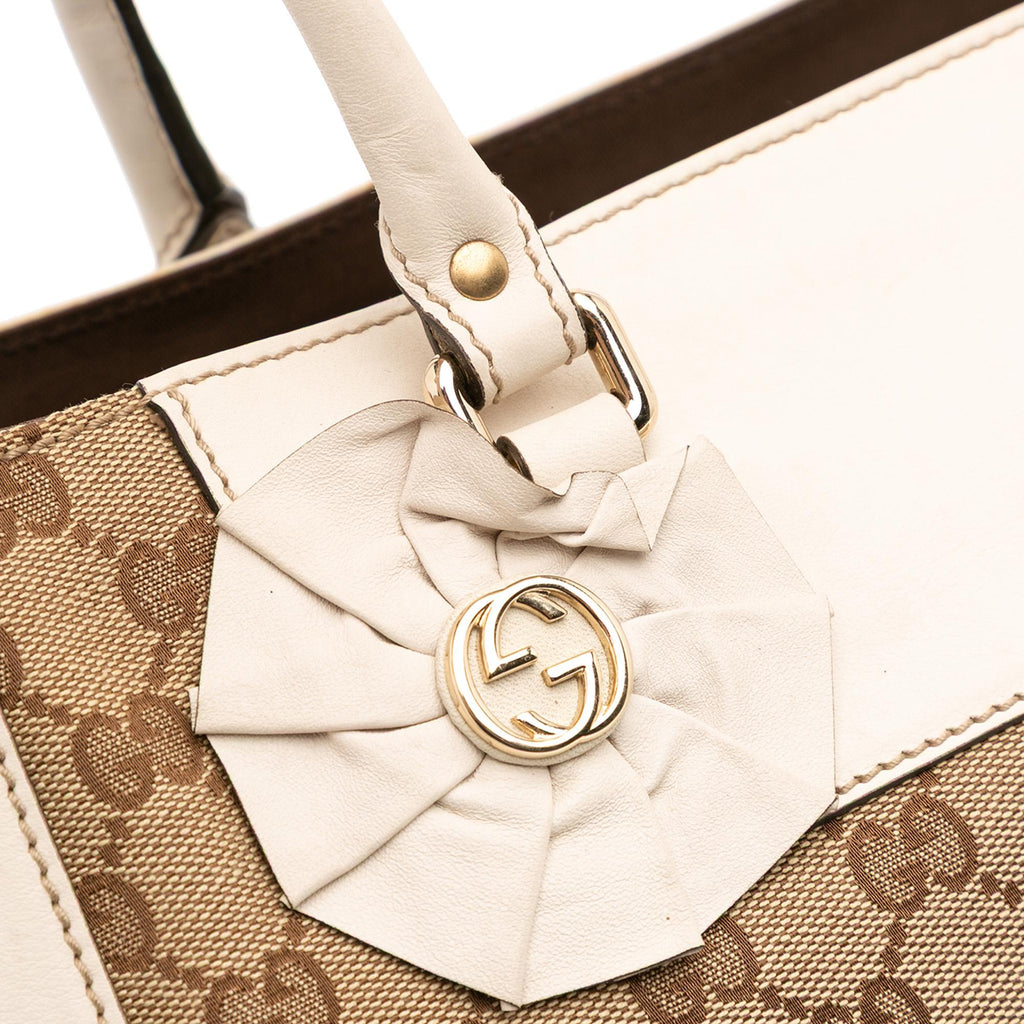 Gucci GG Canvas Trophy Tote