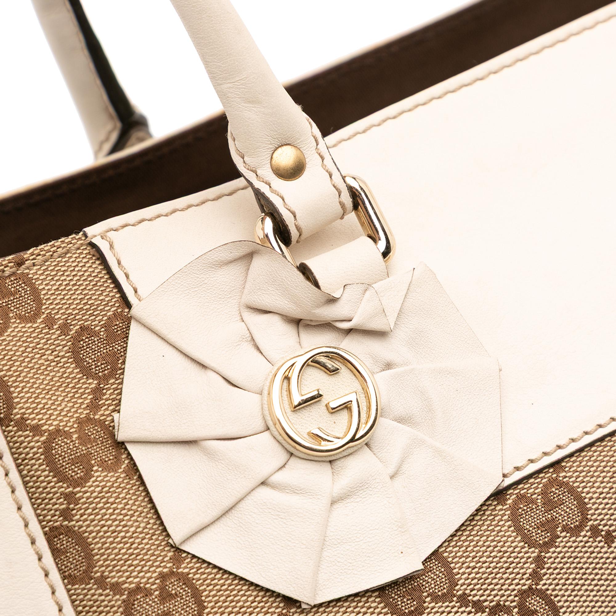 Gucci GG Canvas Trophy Tote