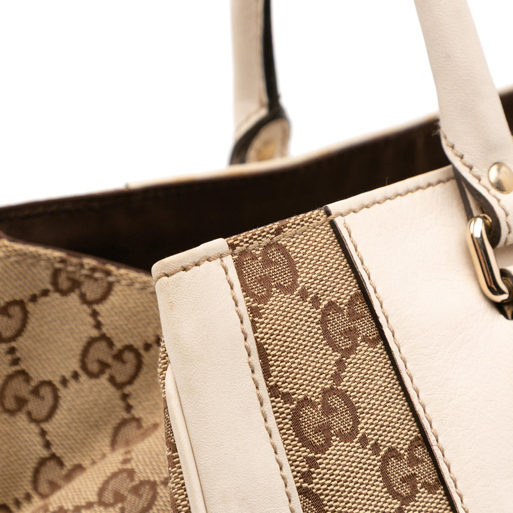 Gucci GG Canvas Trophy Tote
