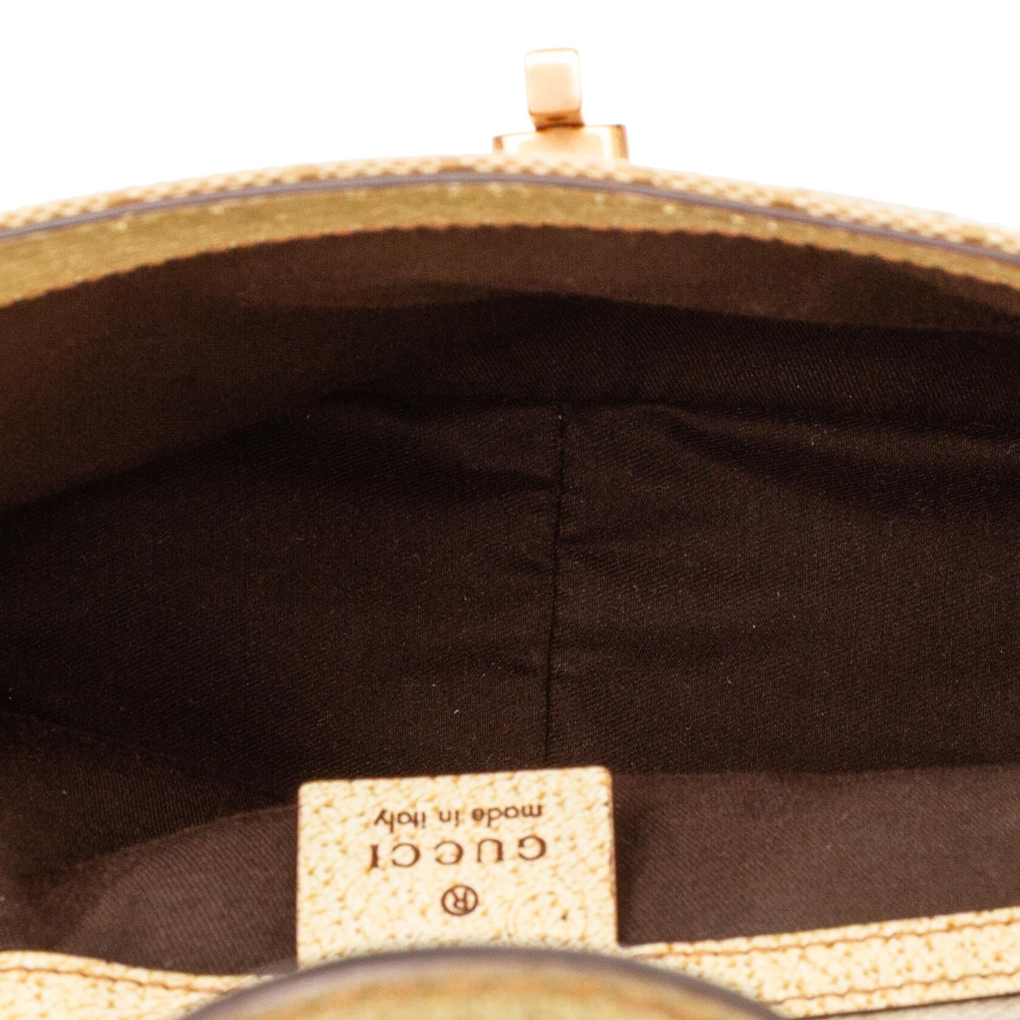 Gucci GG Canvas Turnlock Shoulder Bag