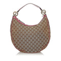 Gucci Gucci Canvas Twins Hobo Bag (SHG-29990)