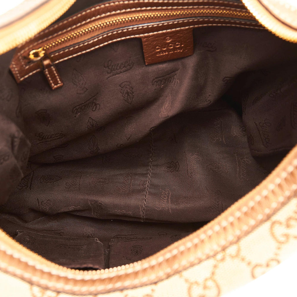 Gucci Gucci Canvas Twins Hobo Bag (SHG-33183)