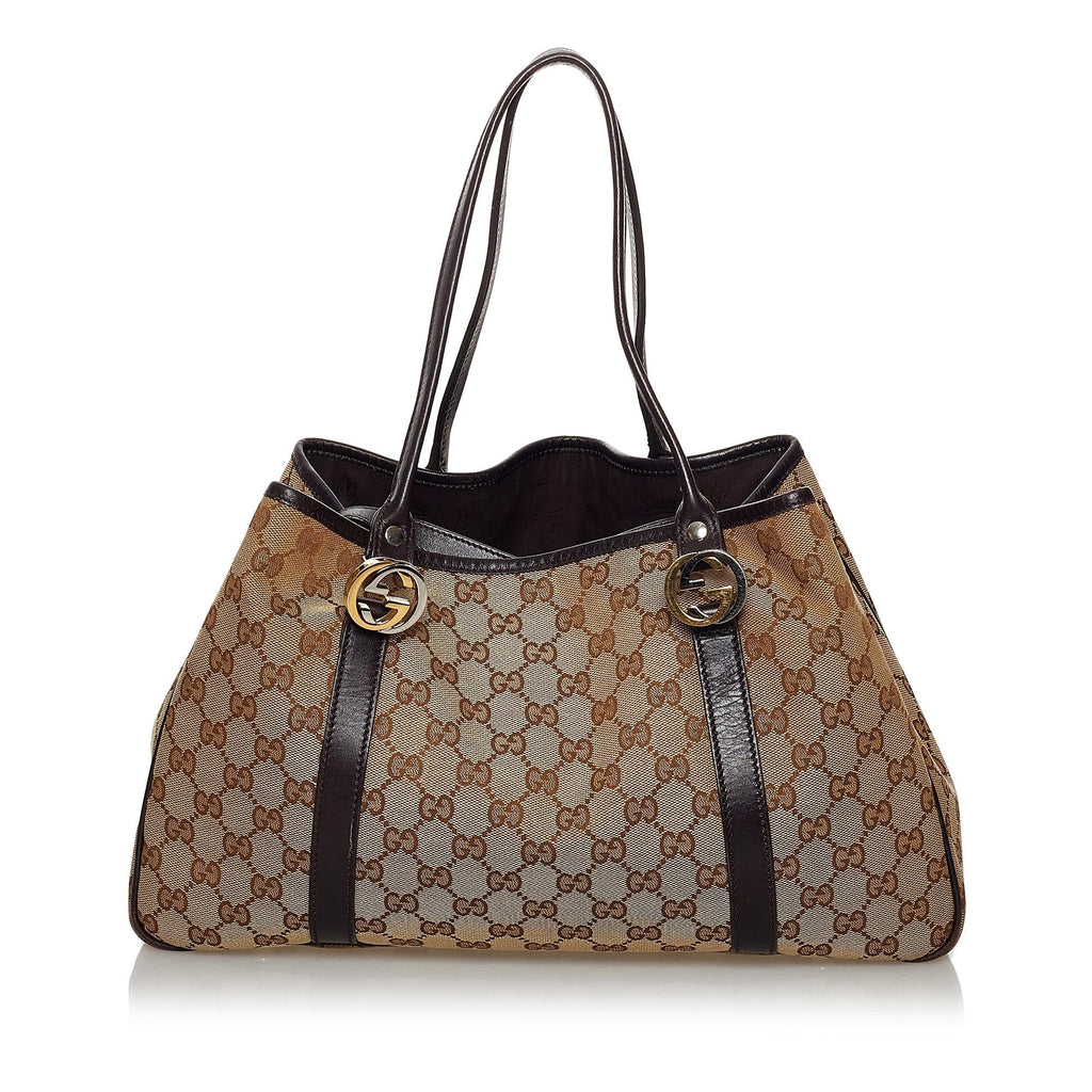 Gucci Gucci Canvas Twins Shoulder Bag (SHG-30953)
