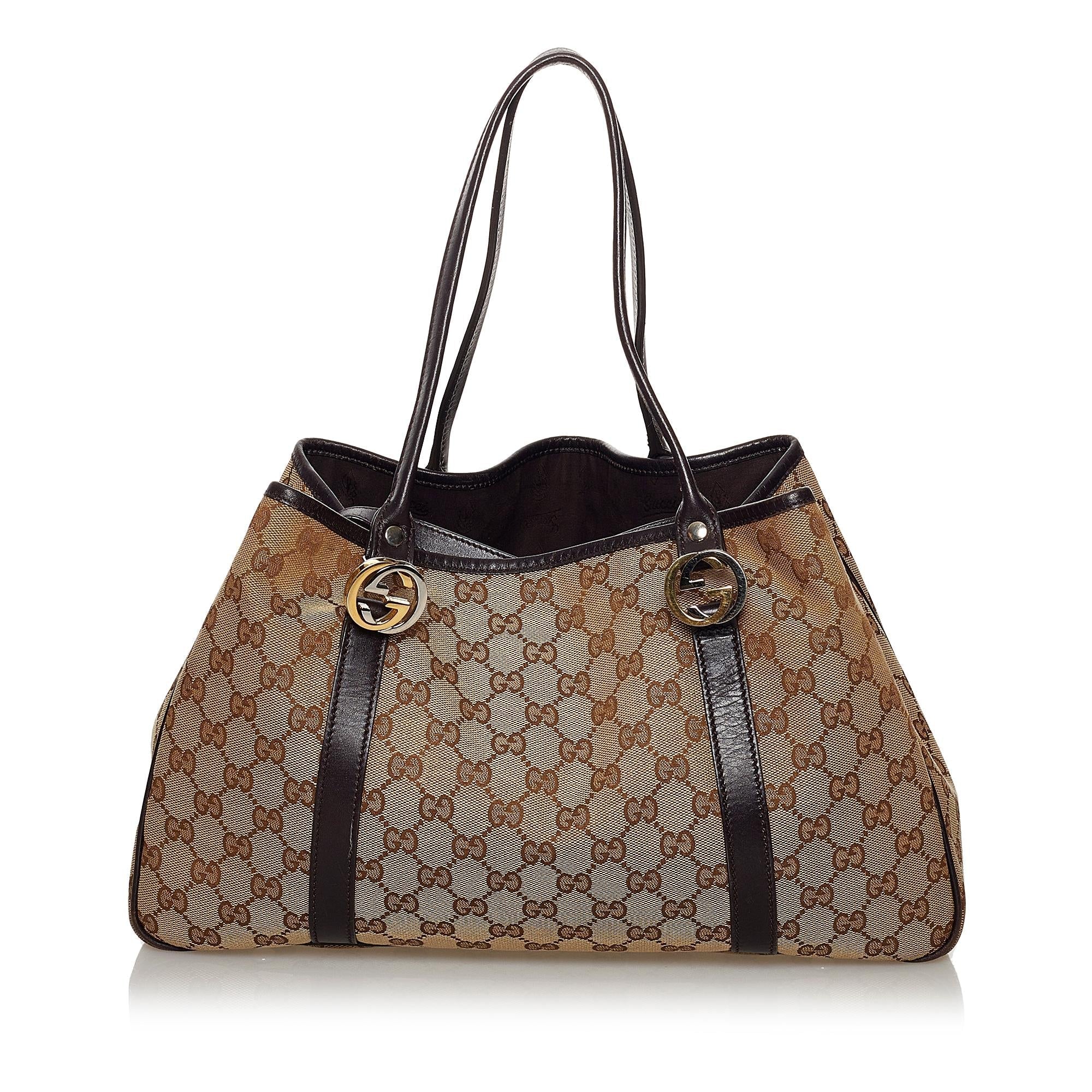 Gucci Gucci Canvas Twins Shoulder Bag (SHG-30953)