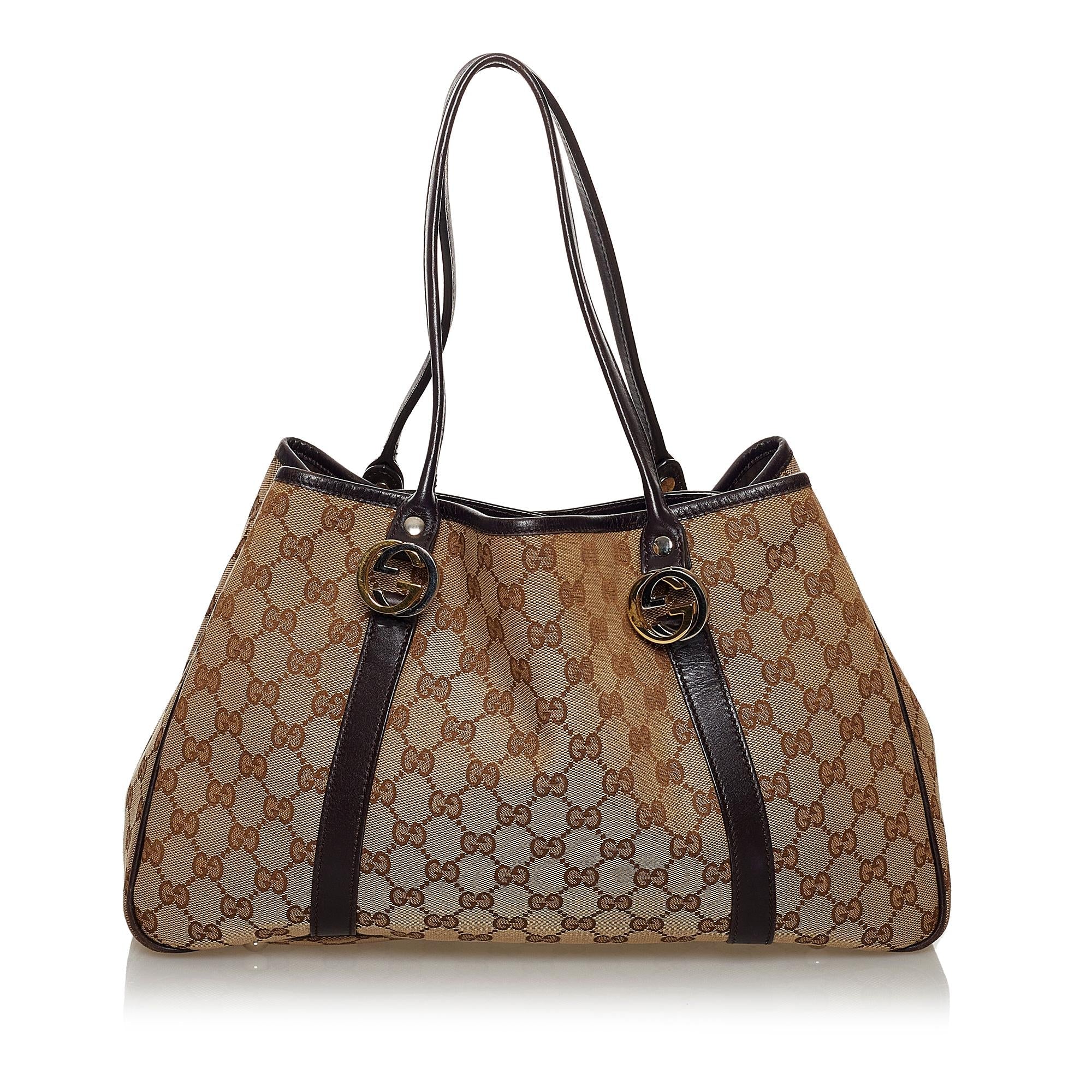 Gucci Gucci Canvas Twins Shoulder Bag (SHG-30953)