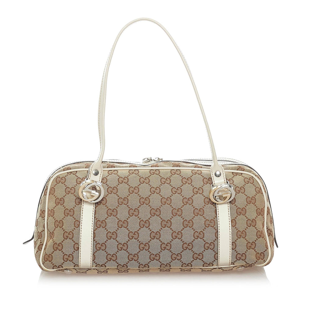 Gucci Gucci Canvas Twins Shoulder Bag (SHG-33662)