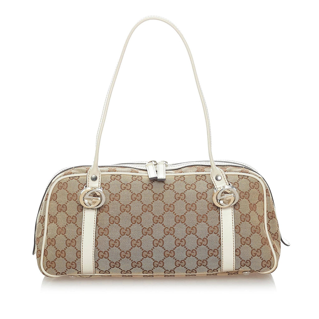 Gucci Gucci Canvas Twins Shoulder Bag (SHG-33662)
