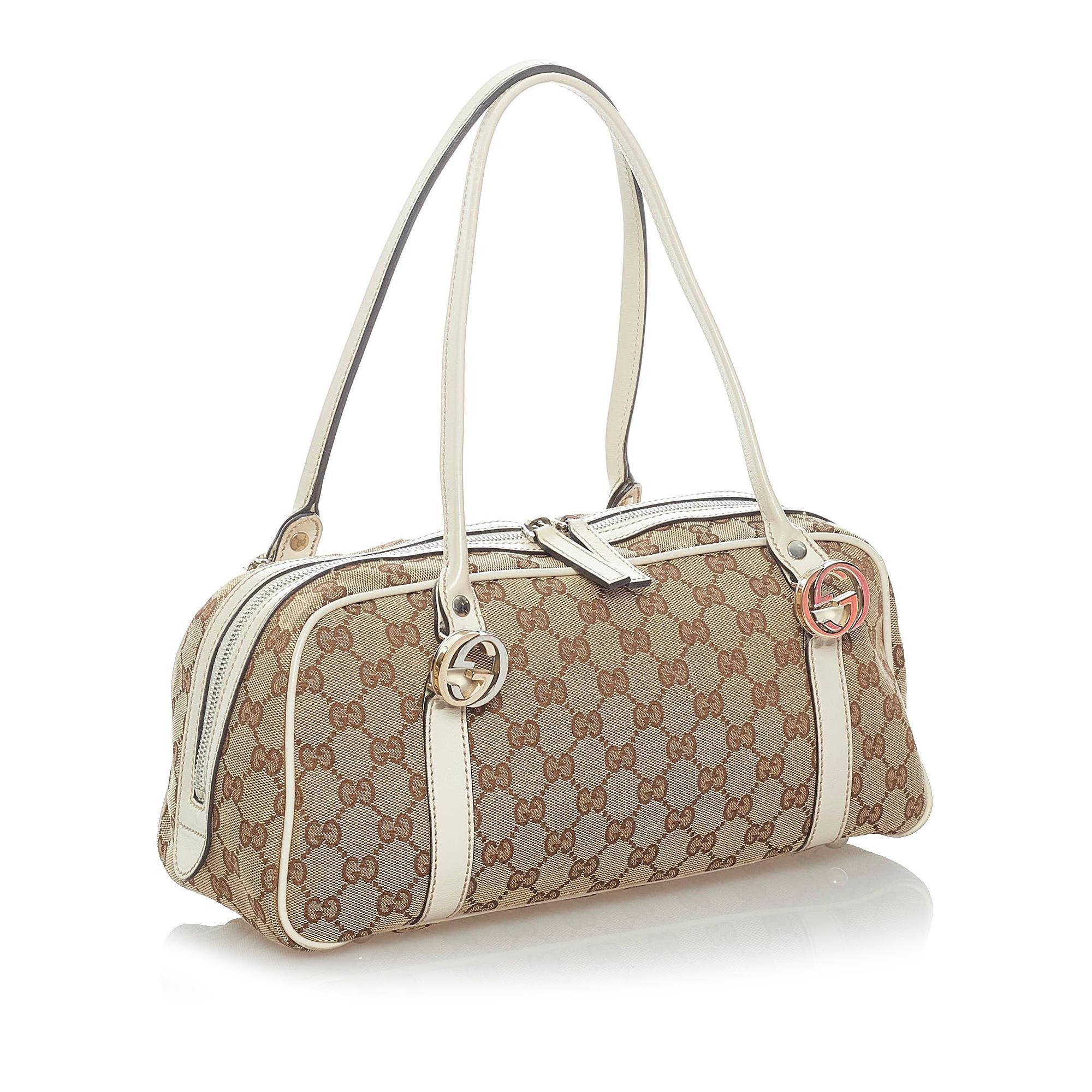 Gucci Gucci Canvas Twins Shoulder Bag (SHG-33662)