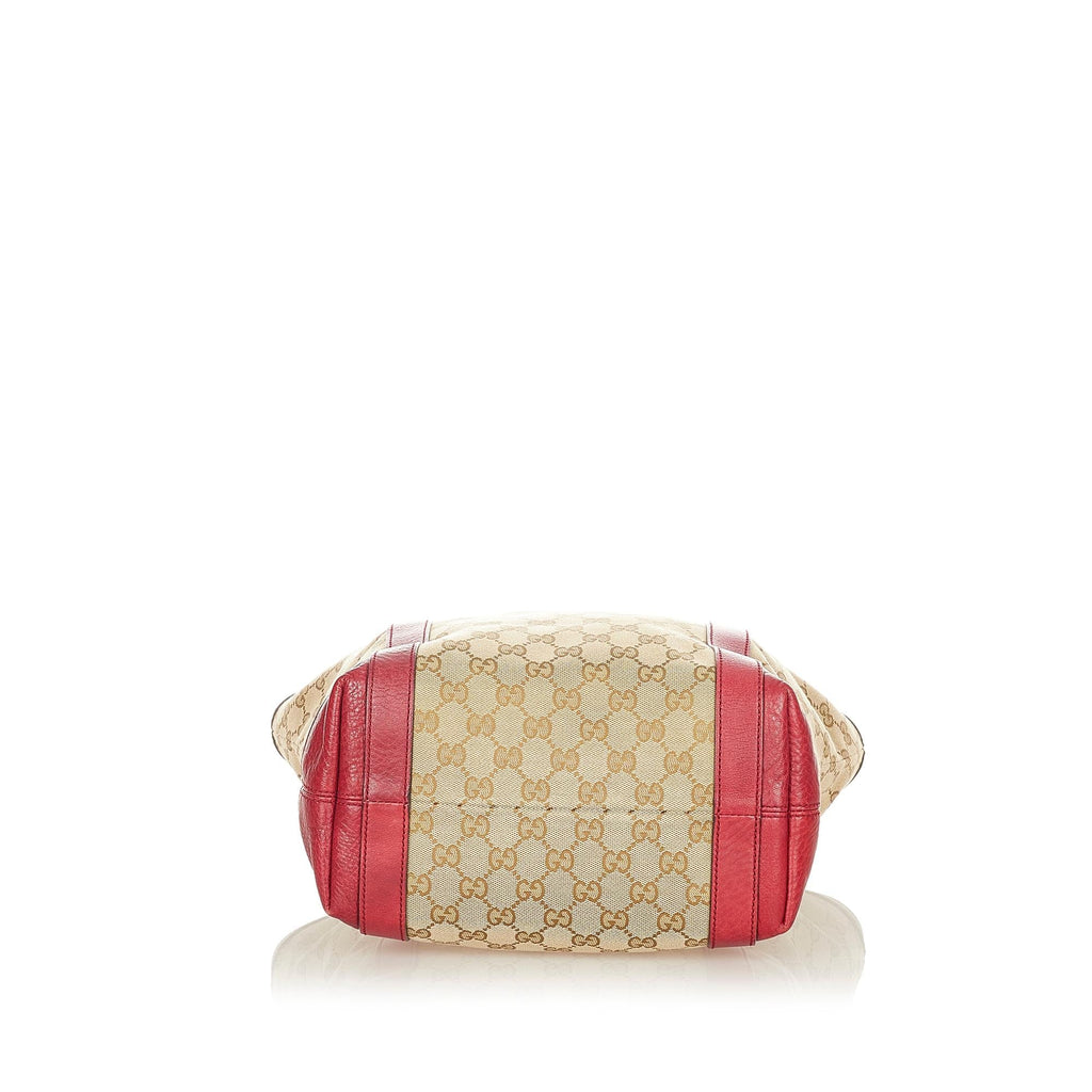 Gucci Gucci Canvas Twins Tote Bag (SHG-24357)
