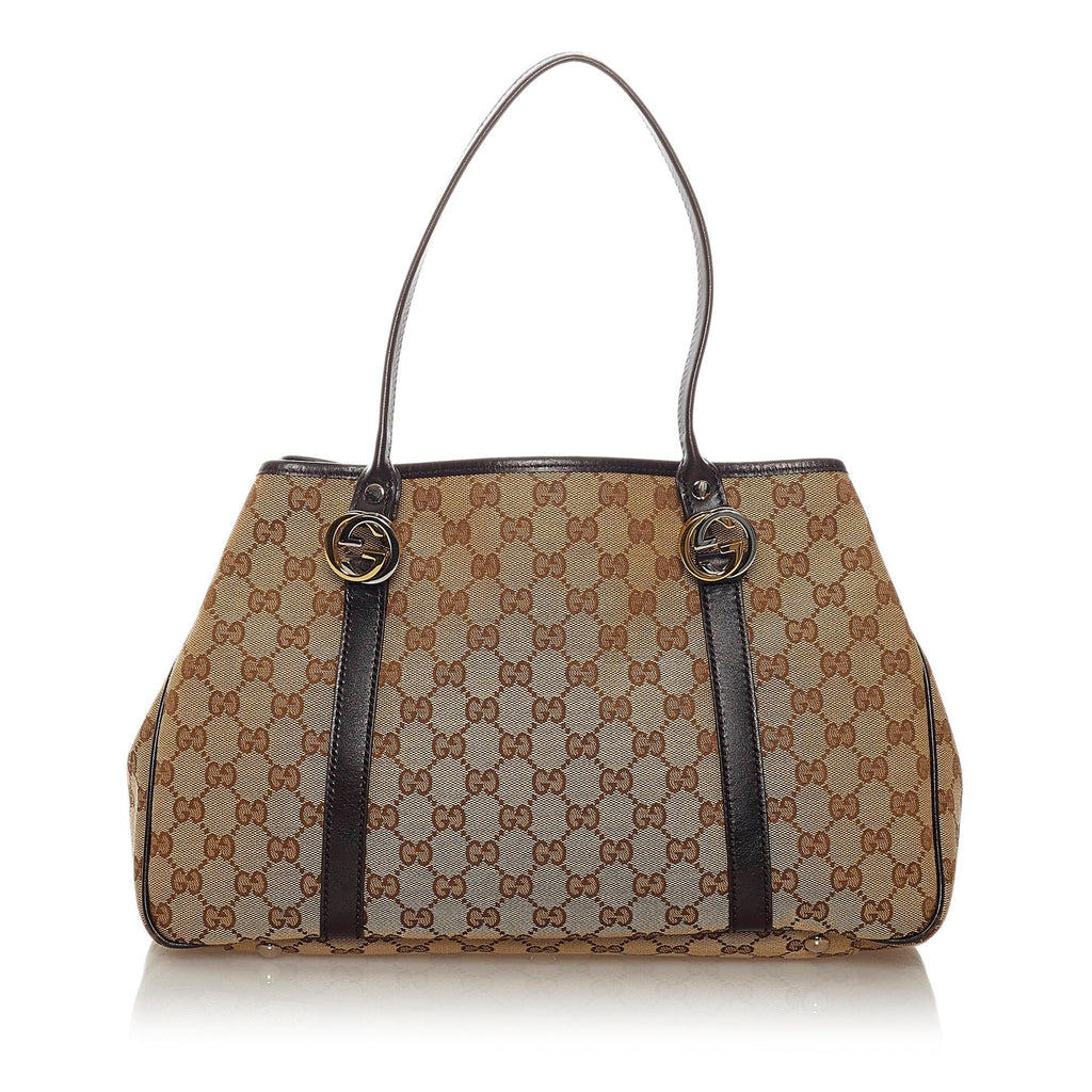 Gucci GG Canvas Twins Tote Bag (SHG-28355)