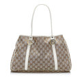 Gucci GG Canvas Twins Tote (SHG-gu3wR2)