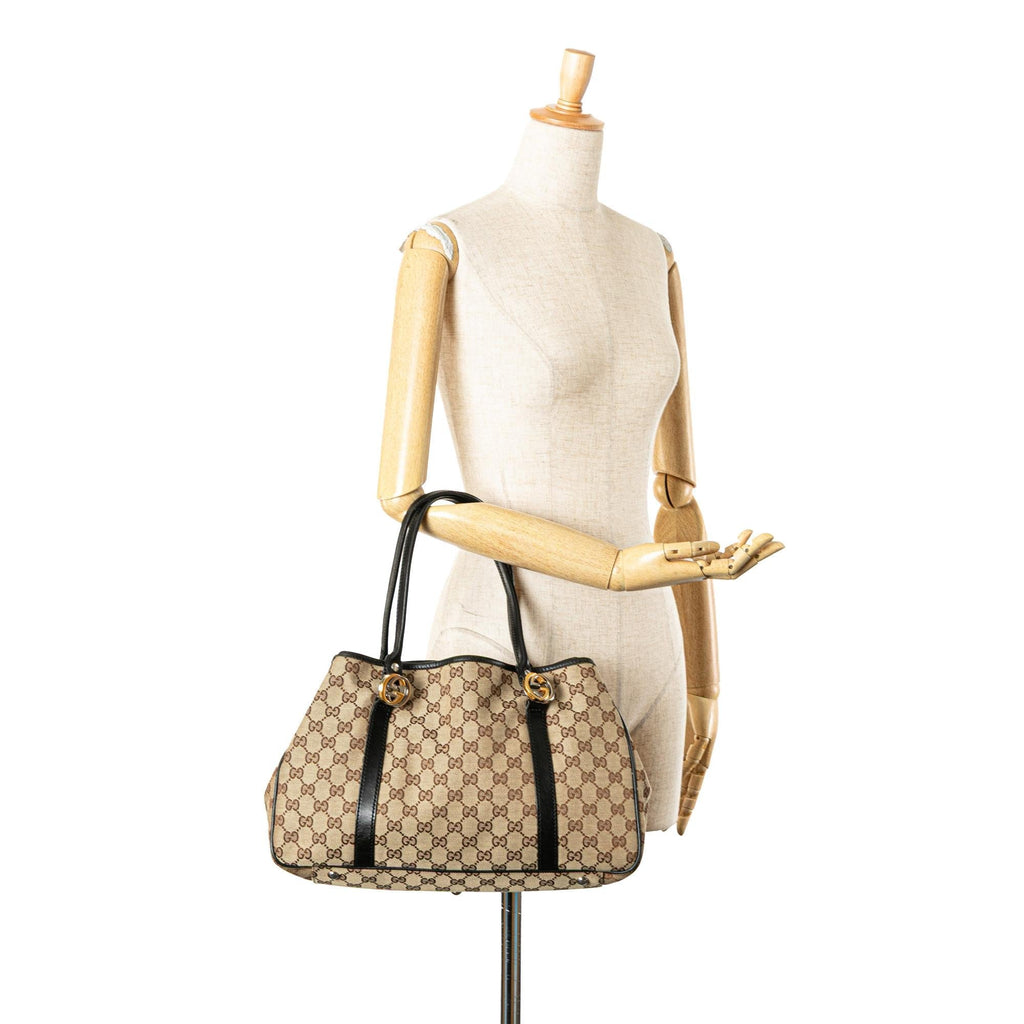 Gucci GG Canvas Twins Tote