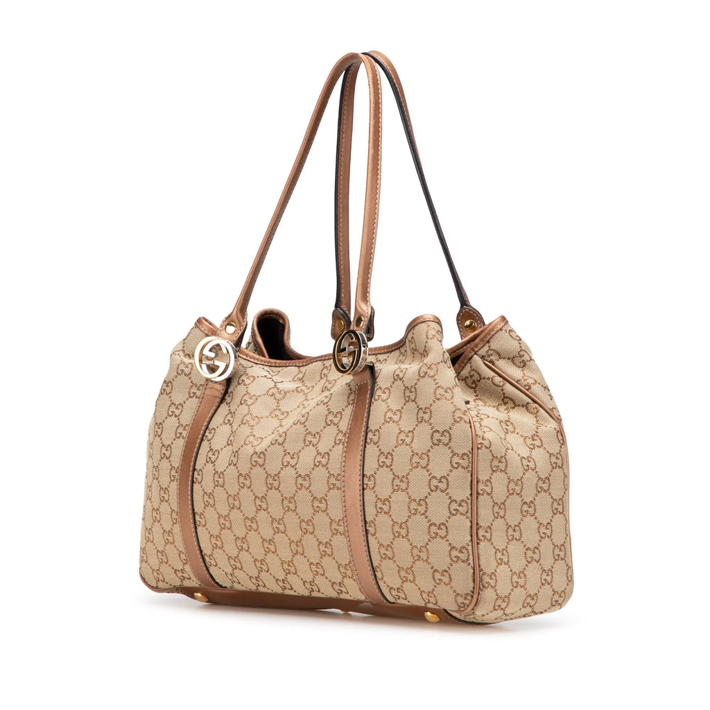 Gucci GG Canvas Twins Tote