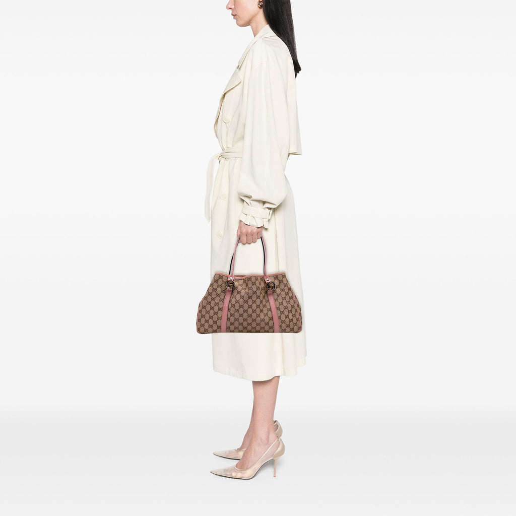 Gucci GG Canvas Twins Tote