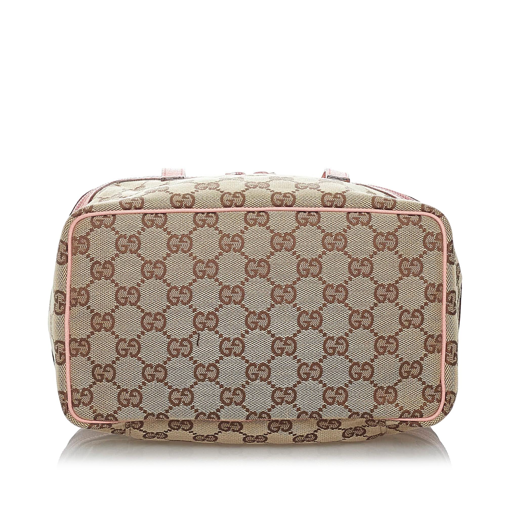 Gucci Gucci Canvas Vanity Bag (SHG-29433)