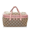 Gucci Gucci Canvas Vanity Bag (SHG-29433)