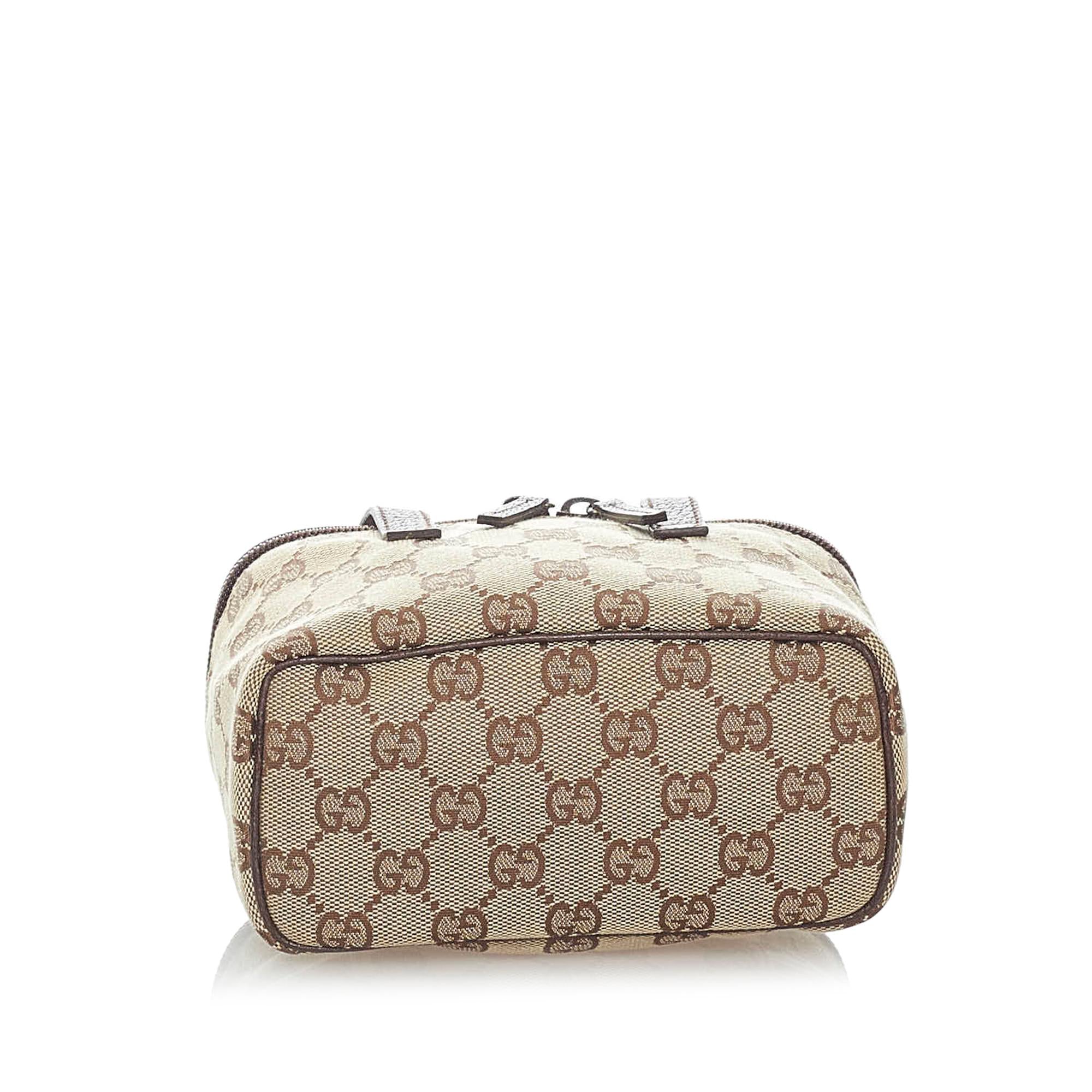 Gucci Gucci Canvas Vanity Bag (SHG-32768)
