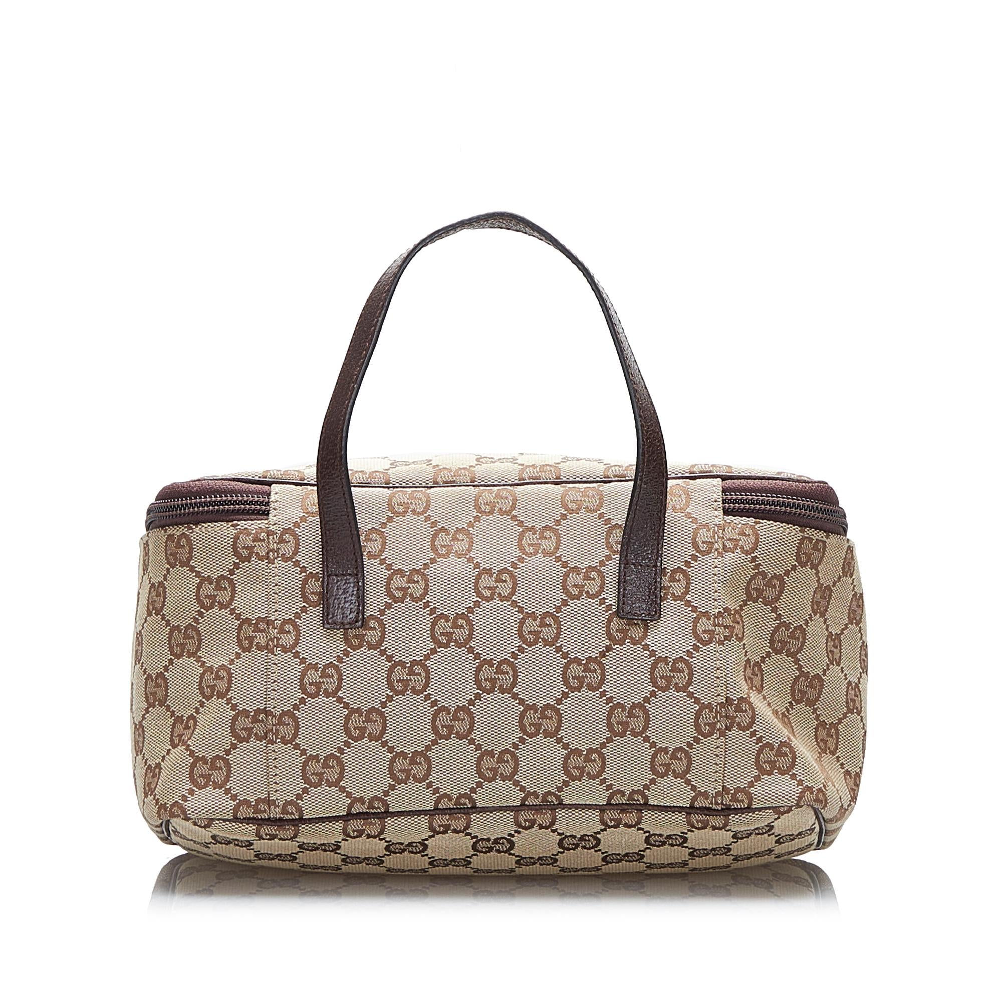 Gucci GG Canvas Vanity Bag (SHG-bHCrBU)