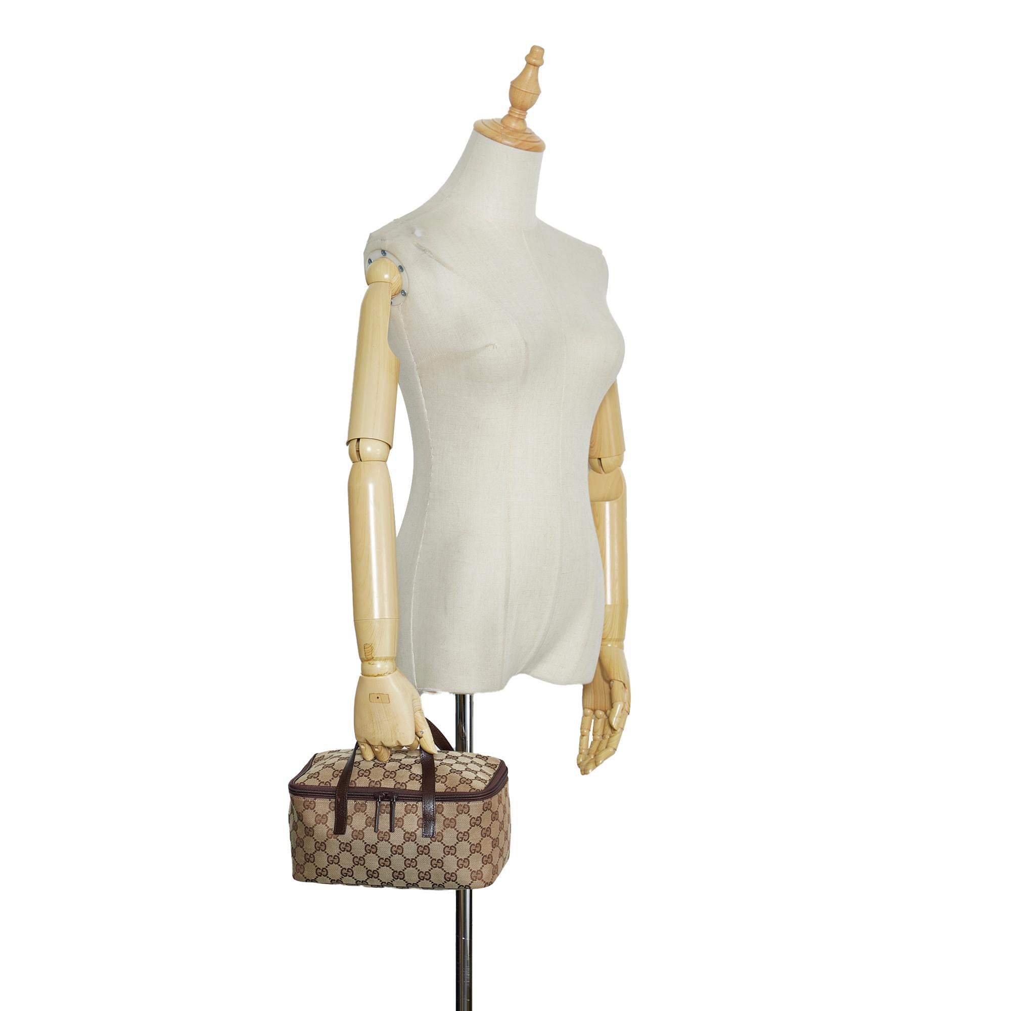 Gucci GG Canvas Vanity Bag (SHG-bHCrBU)