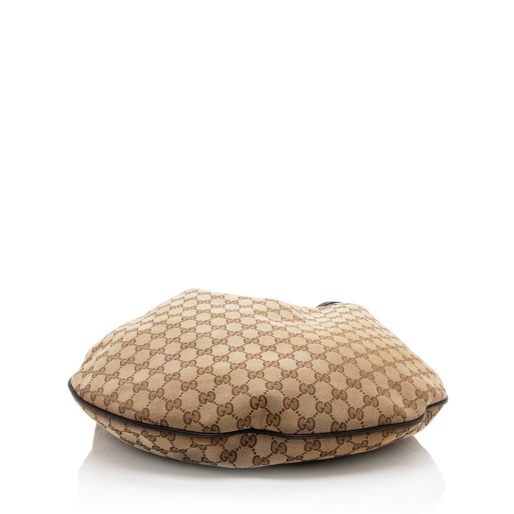 Gucci Gucci Canvas Wave Large Hobo (SHF-17499)