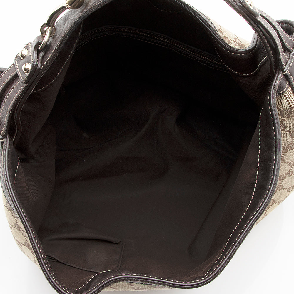 Gucci Gucci Canvas Wave Large Hobo (SHF-17499)