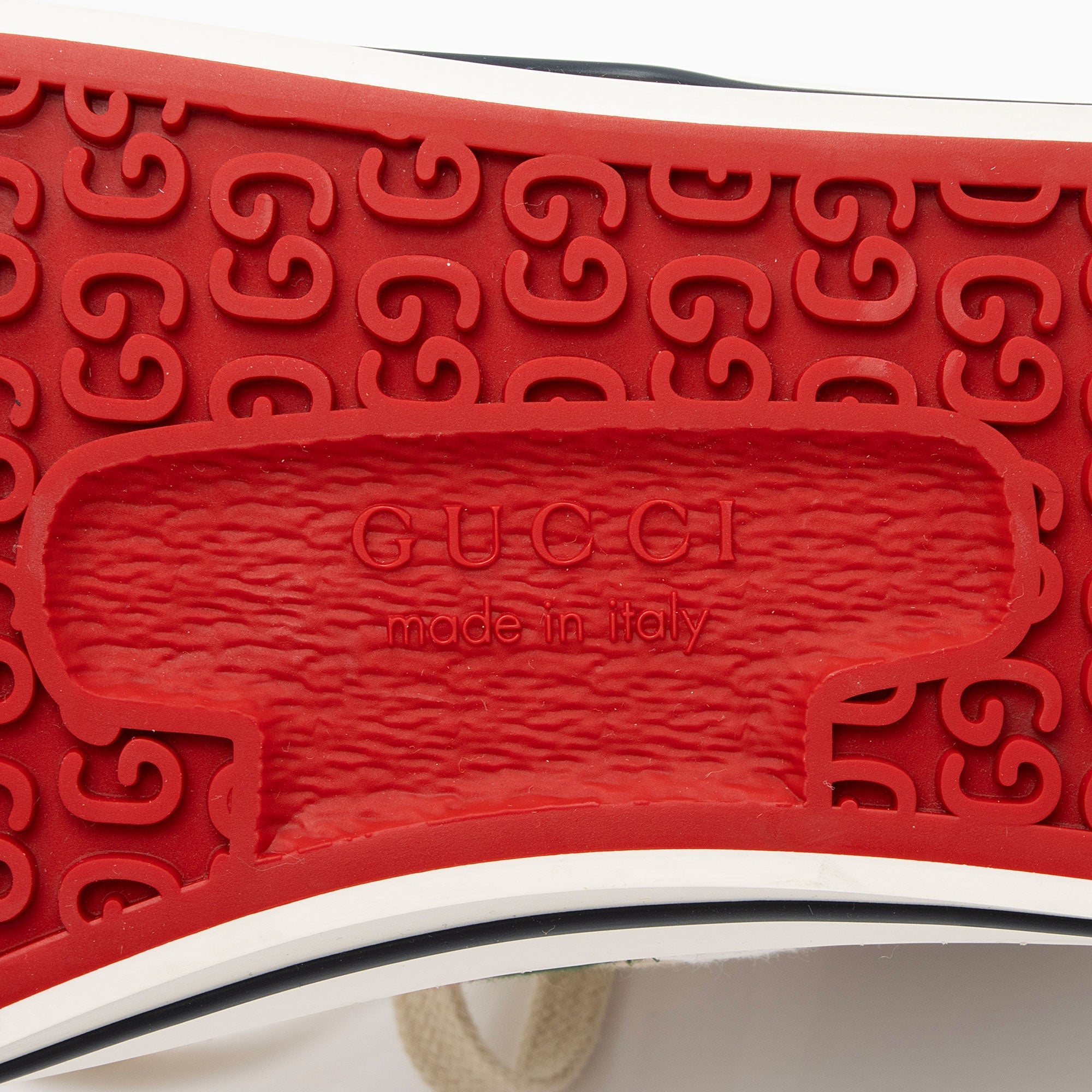 Gucci GG Canvas Web 1977 Tennis High Top Sneakers - Size 9 / 39 (SHF-2Re14P)