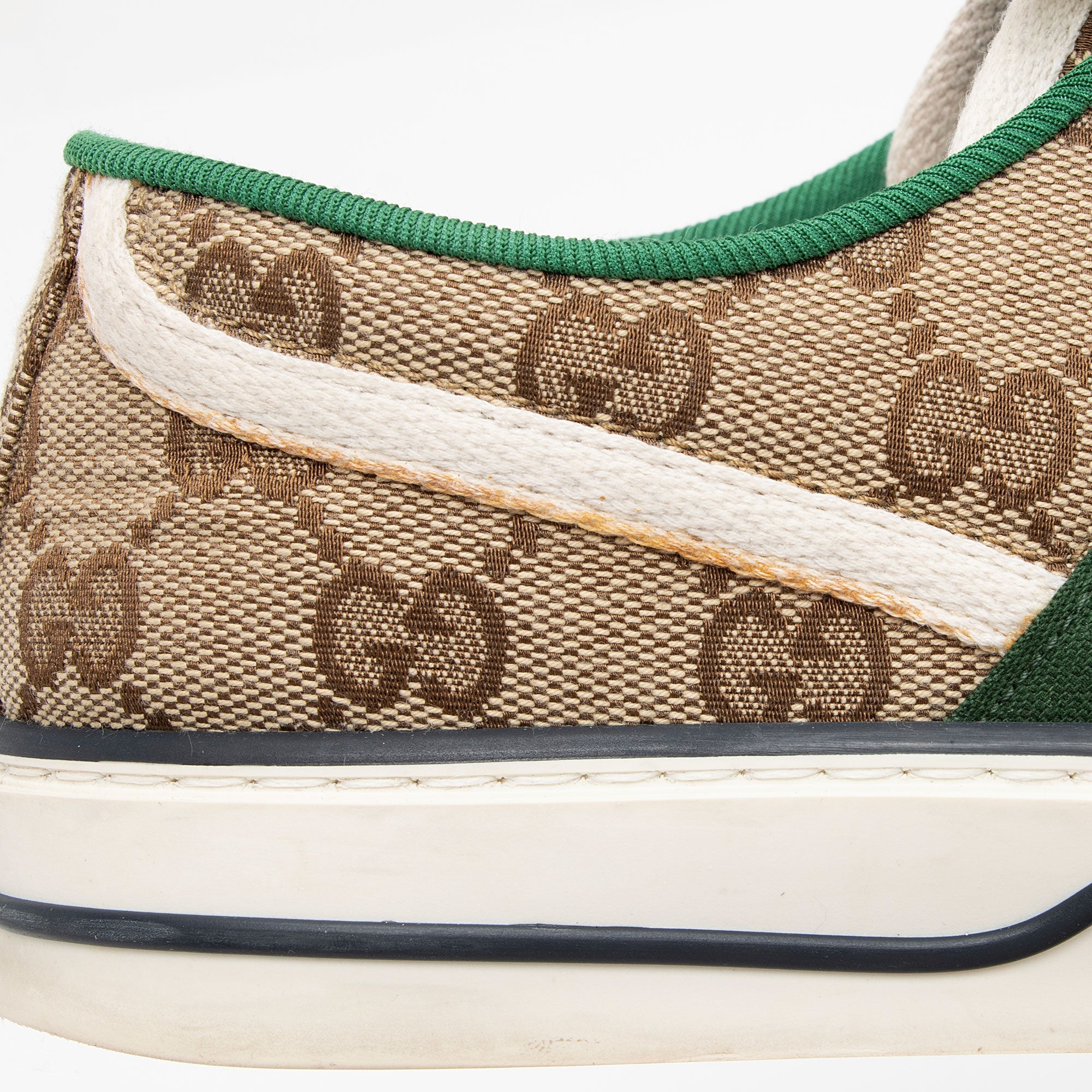 Gucci GG Canvas Web 1977 Tennis Sneakers - Size 6 / 36 (SHF-scIBzV)