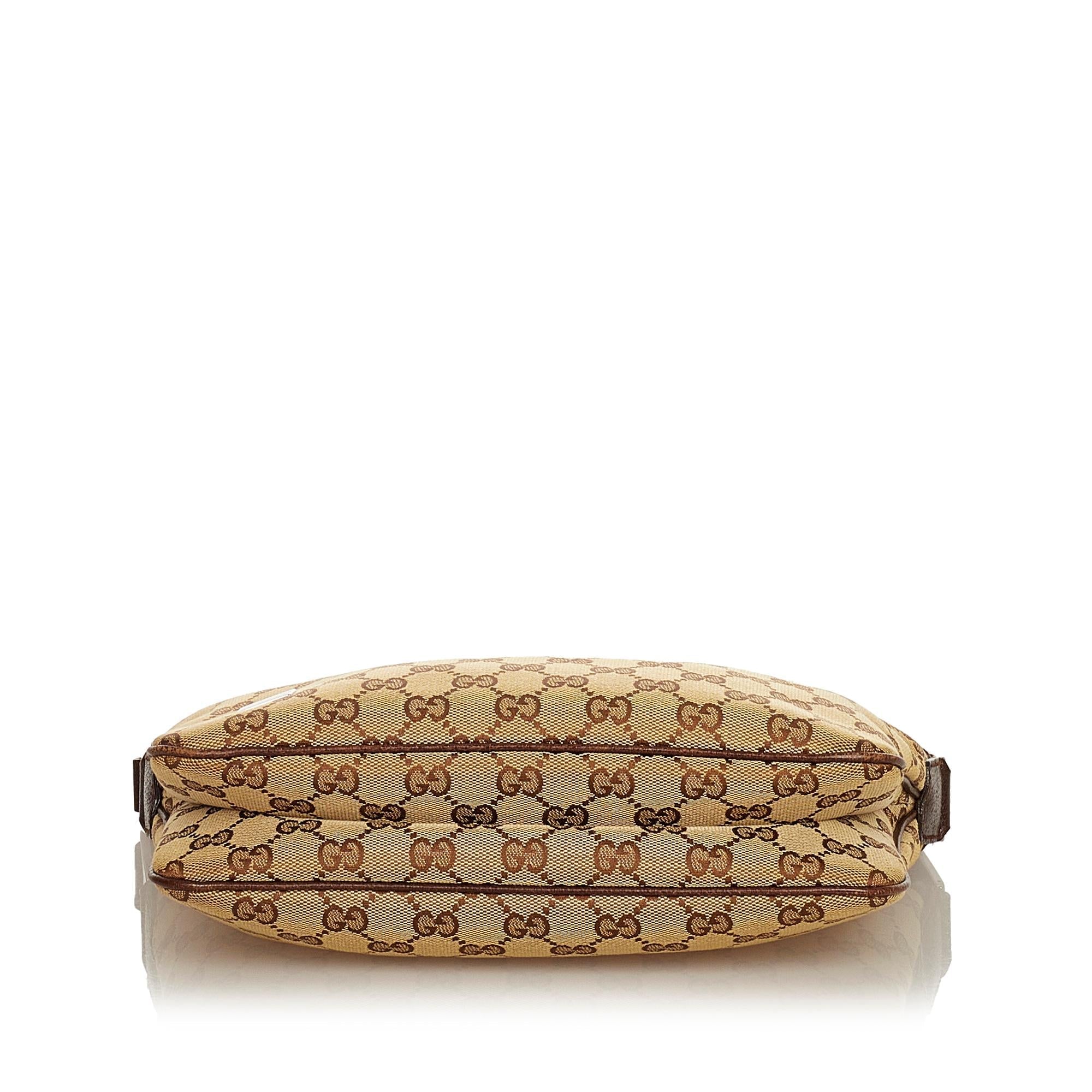 Gucci Gucci Canvas Web Baguette (SHG-25136)