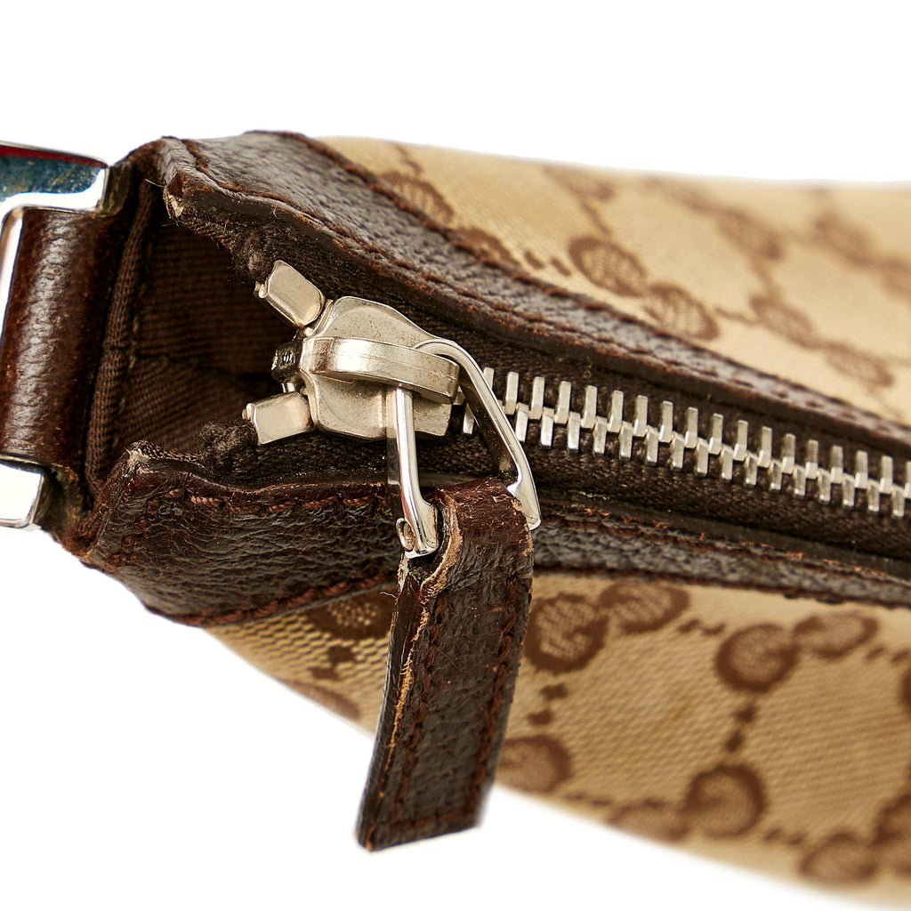 Gucci Gucci Canvas Web Baguette (SHG-25136)