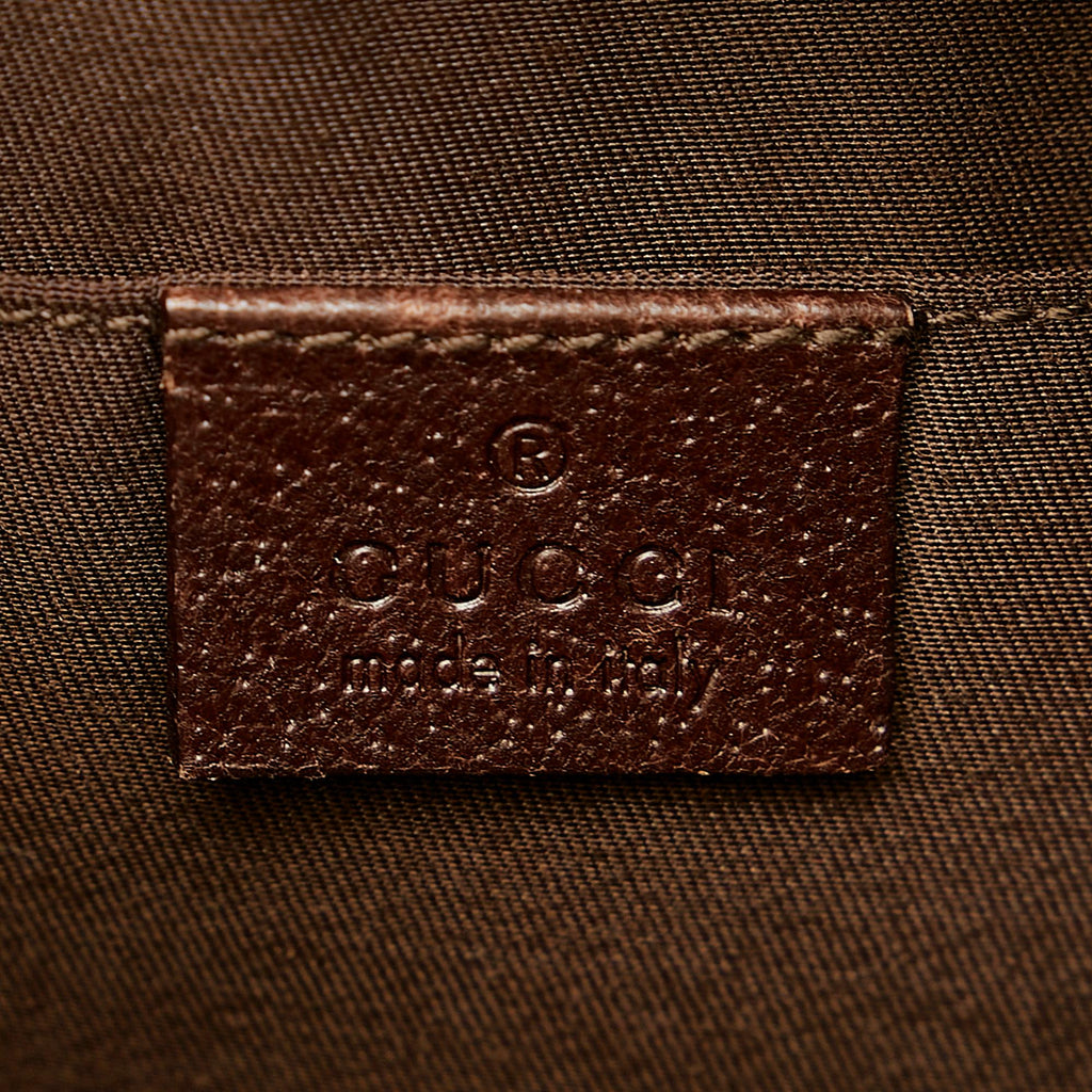 Gucci Gucci Canvas Web Baguette (SHG-25136)