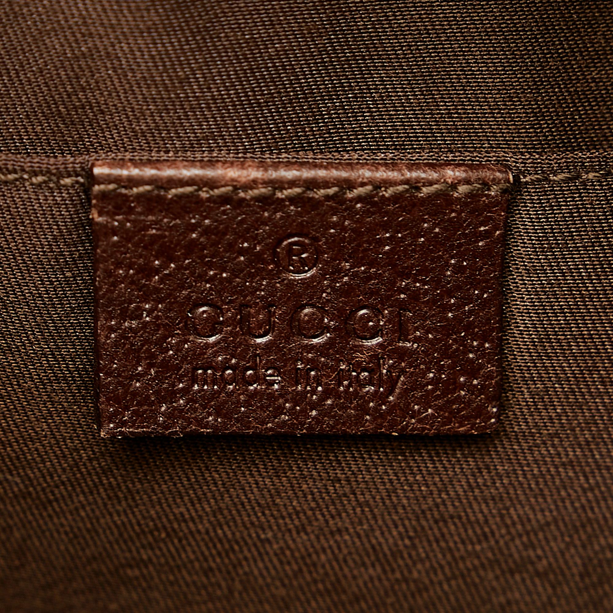 Gucci Gucci Canvas Web Baguette (SHG-25136)