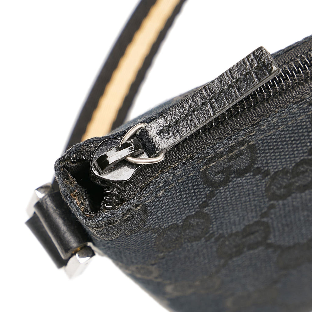 Gucci Gucci Canvas Web Boat Baguette (SHG-30597)