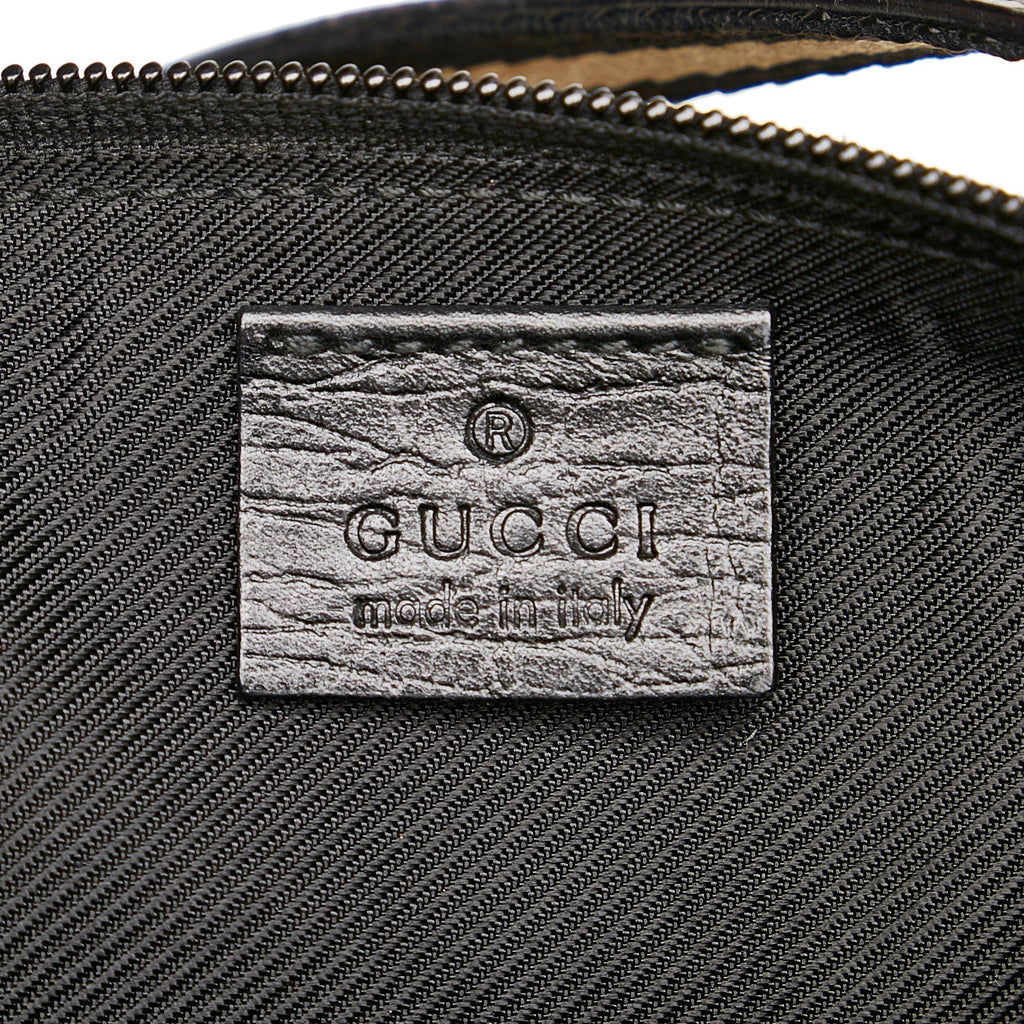 Gucci Gucci Canvas Web Boat Baguette (SHG-30597)