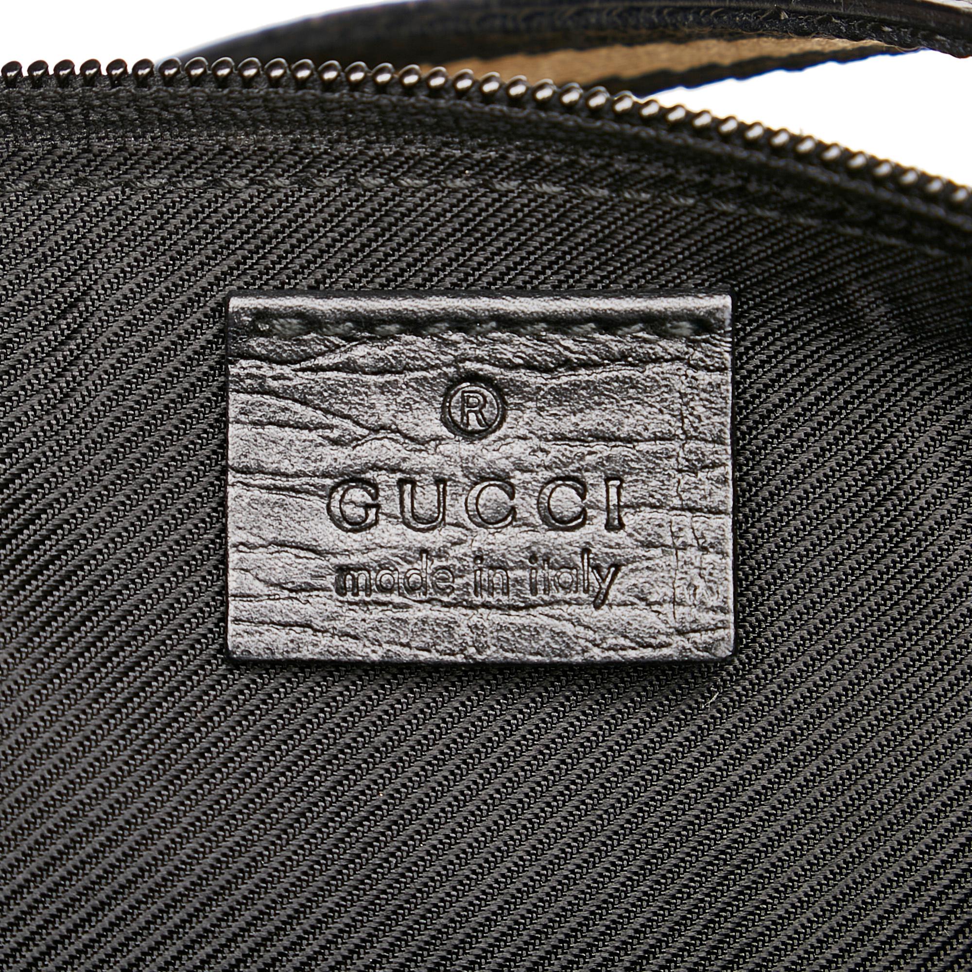 Gucci Gucci Canvas Web Boat Baguette (SHG-30597)