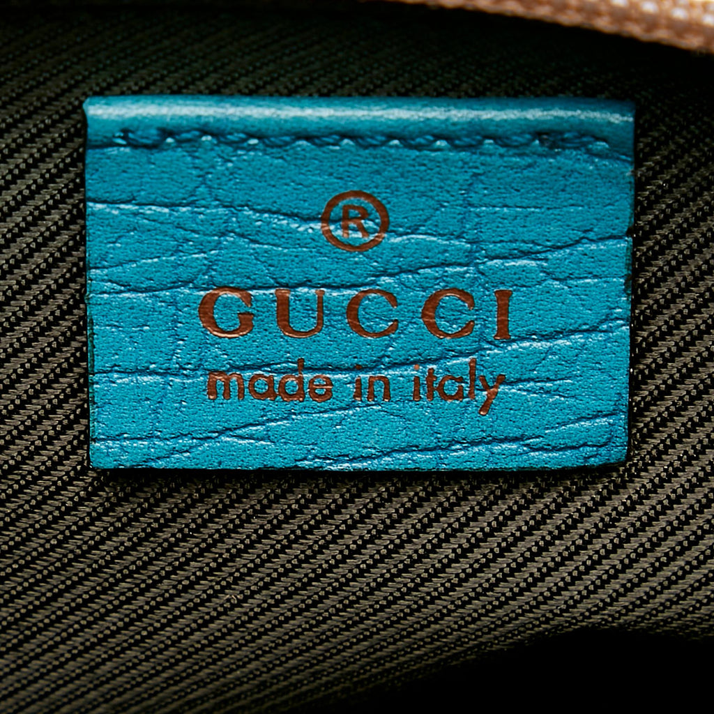 Gucci Gucci Canvas Web Boat Baguette (SHG-31063)