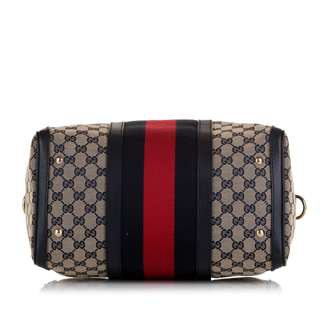 Gucci GG Canvas Web Boston (SHG-36790)